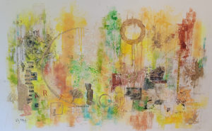 Ocres et soleil - Guy Nouchy Artiste Peintre