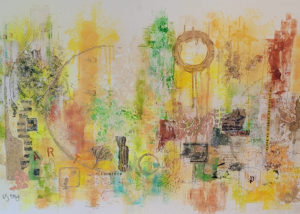 Ocres et soleil - Guy Nouchy Artiste Peintre