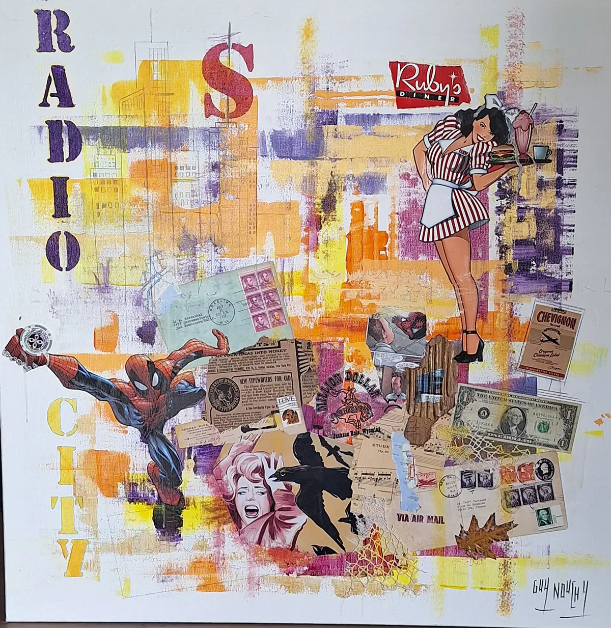 Yellow Pop Art • 80x80